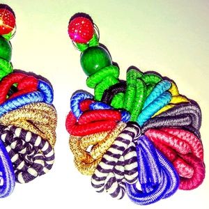 Original Spinner Ear Ornaments with Pierced Studs